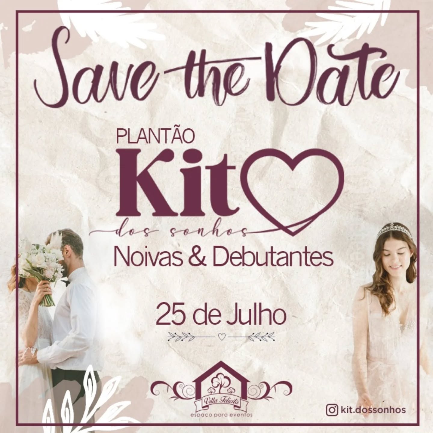 Reserve essa data: 25/07/2025!

Vem aí mais uma edição imperdível do Plantão Kit dos Sonhos!

Tudo o que você precisa para tornar o seu grande dia verdadeiramente inesquecível está aqui. Inspire-se com as tendências mais atuais, planeje cada detalhe com tranquilidade e conheça os fornecedores mais renomados do mercado. Uma experiência única, encantadora e feita sob medida para você!

Garanta já a sua inscrição!